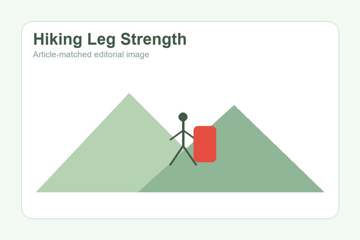 Resistance band lower body exercises for hiking strength